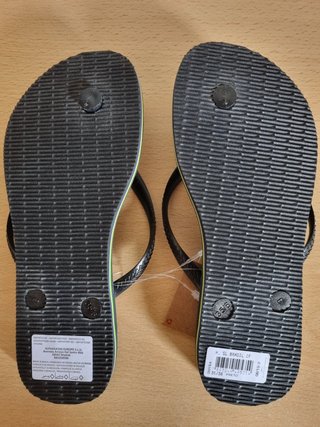 Havaianas Slim Brasil Logo, Black, Donna, 35/36