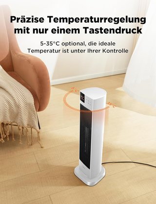 MIDEA calefactor portátil baño bajo consumo