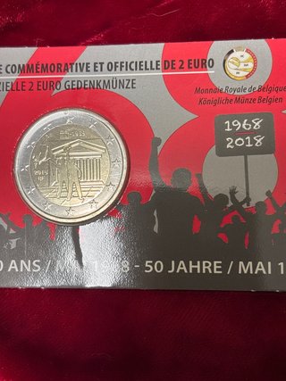 Moneda 2€ Conmemorativa Bélgica 2018