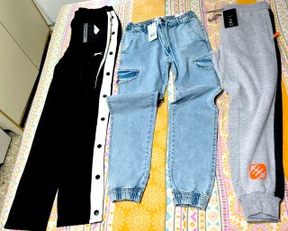 Lote 3 pantalones deportivos nuevos Talla L