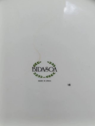 Vajilla Bidasoa 10 servicios porcelana