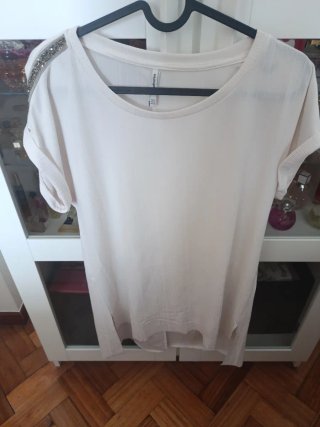 Camiseta Stradivarius Beige Talla XS