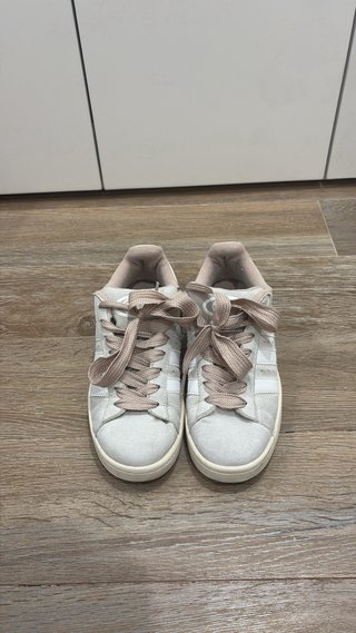 Zapatillas Adidas Campus Beige/Blanco