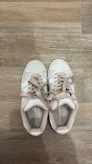 Zapatillas Adidas Campus Beige/Blanco