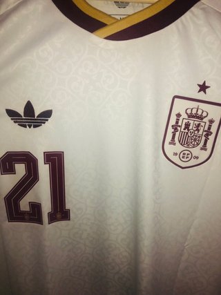 Camiseta España Blanca 21 Talla M