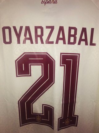 Camiseta España Blanca 21 Talla M