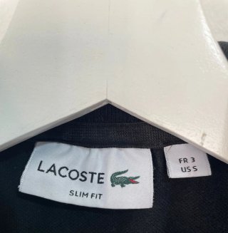 Polo Lacoste Negro talla S