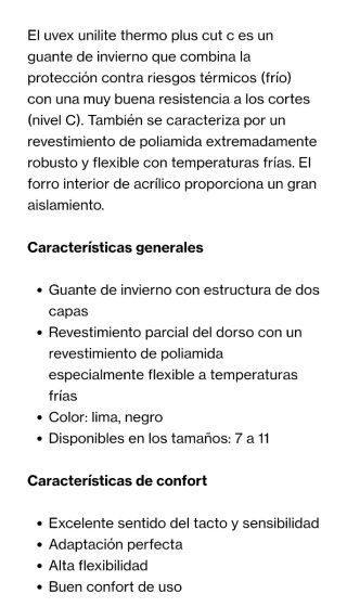 Guantes Uvex Unilite Thermo Plus Cut C