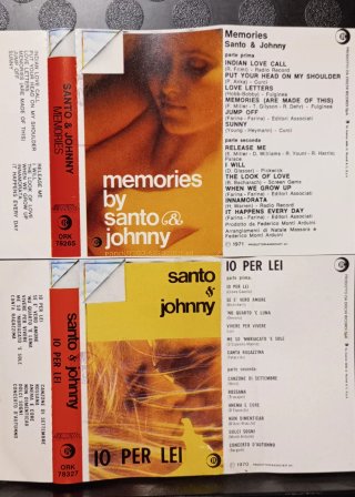 2 Musicassette Santo & Johnny