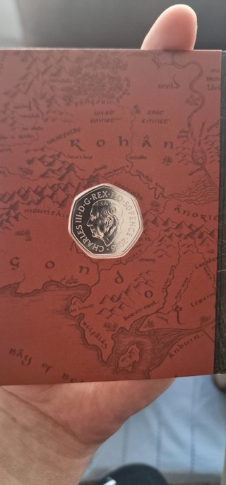 Moneda Señor de los Anillos Royal Mint Precintada