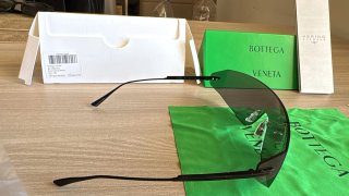 Occhiali Bottega Veneta Shield BV1299S Neri