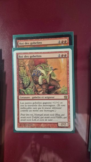 Mazo Magic MTG Goblins Mono Red Warren Instigator