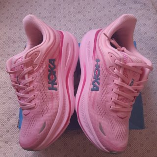 Hoka Bondi 9 Scarpe da Corsa Donna Rosa