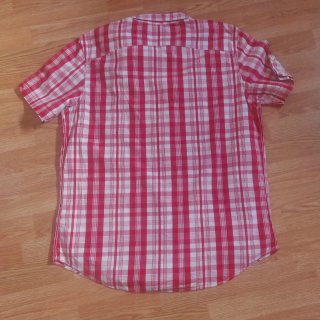 Camisa Levi's Hombre XL Cuadros Rojo/Blanco