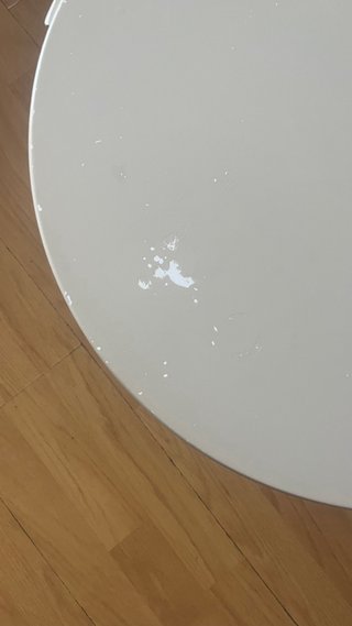 Mesa ovalada H&M blanca MDF