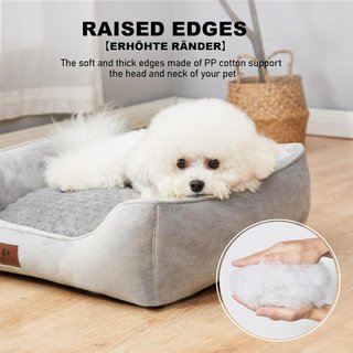 Snocyo letto soffice antiscivolo grigio per cani e gatti