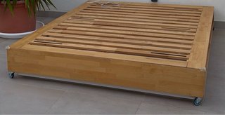 Cama Ikea Mandal 150-160cm con luz led atenuable
