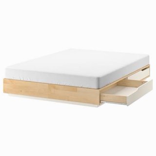 Cama Ikea Mandal 150-160cm con luz led atenuable