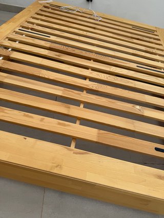 Cama Ikea Mandal 150-160cm con luz led atenuable