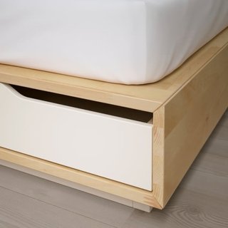 Cama Ikea Mandal 150-160cm con luz led atenuable