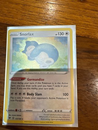 Snorlax Holo 131/185 Vivid Voltage