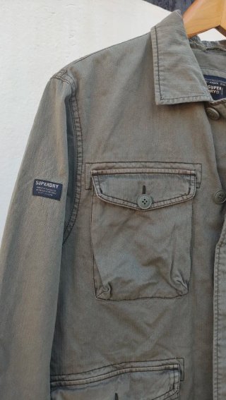 Chaqueta Superdry Verde Militar Talla M