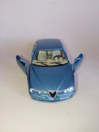 Alfa Romeo 156 Bburago 1/24 Blu Burago Die Cast