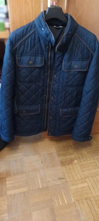 Anorak Unit azul acolchado hombre