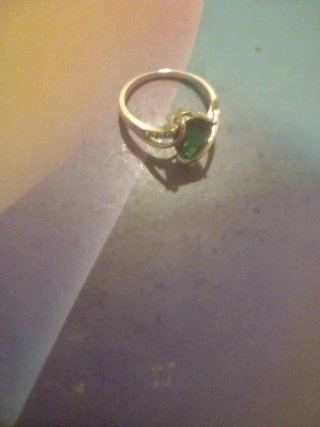 Anillo Plata 925 Esmeralda