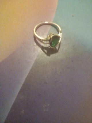 Anillo Plata 925 Esmeralda