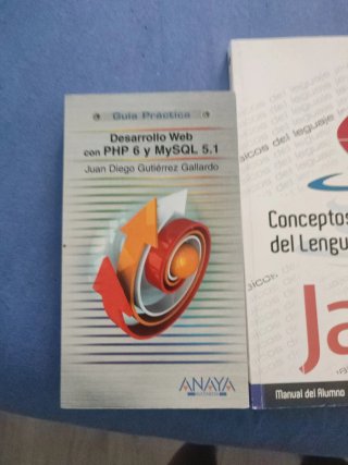 3 libros! SQL, PHP y JAVA