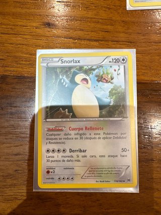 Carta Pokémon Snorlax Básico 120 PS