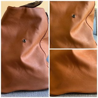 Bolsa de viaje Misako grande marrón bicolor