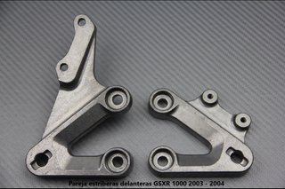 Pareja estriberas delanteras GSXR 1000 2003 - 2004