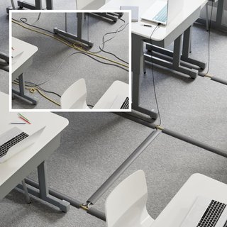 D-Line canaleta flexible protector cables suelo