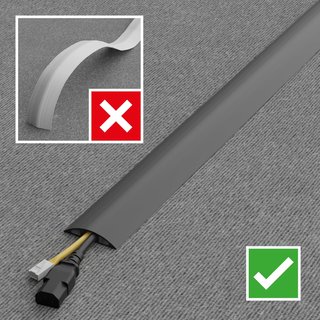 D-Line canaleta flexible protector cables suelo