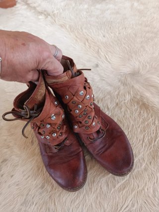 Botas de piel A.S. 98