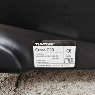 Bicicleta elíptica Tunturi Cross C20