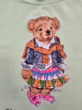 Maglietta Polo Bear Ralph Lauren bambina 7 anni