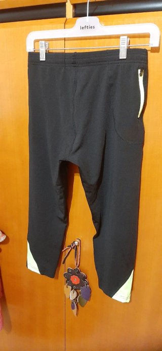 Mallas leggins talla S negro con amarillo poco uso