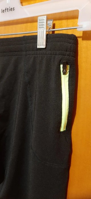 Mallas leggins talla S negro con amarillo poco uso