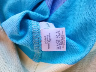 Polo Lacoste tirantes rayas Talla 38