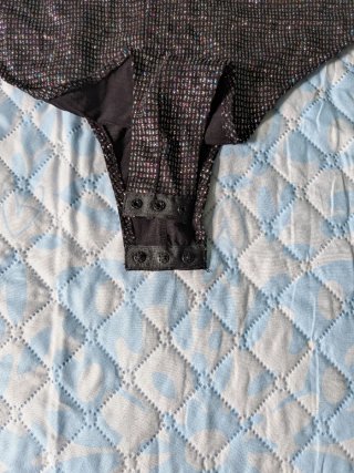 Body Zara fiesta lentejuelas y encaje talla M/S