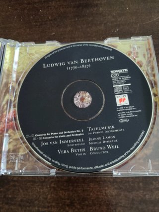 Beethoven: Concierto Violín y Piano Nº 5 CD