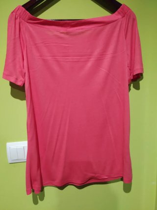 Camiseta Violeta by Mango Talla M