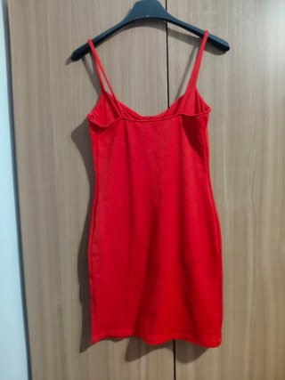Vestido rojo de tirantes