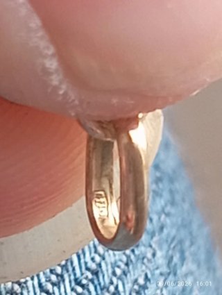 Ciondolo corno portafortuna oro 18 kt