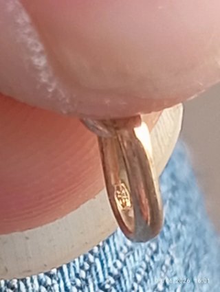 Ciondolo corno portafortuna oro 18 kt