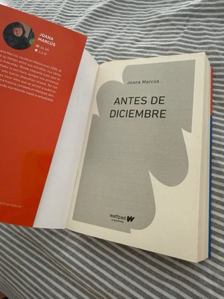 Antes de diciembre - Joana Marcús