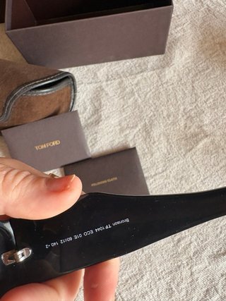Occhiali da sole Tom Ford neri lenti gialle